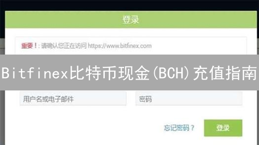 Bitfinex比特币现金(BCH)充值指南：新手必看！