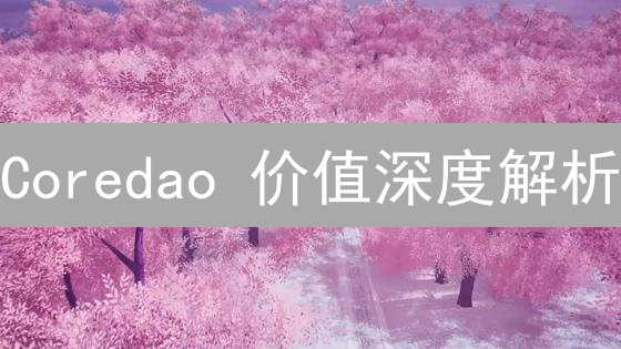 Coredao 价值深度解析：崛起的 Layer1 区块链能否撼动行业格局？