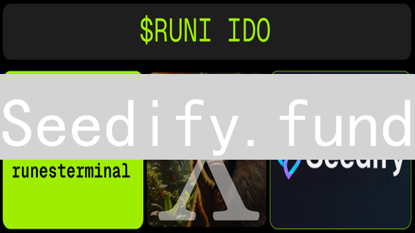 Seedify.fund：链游元宇宙新星孵化器，暴富机会？